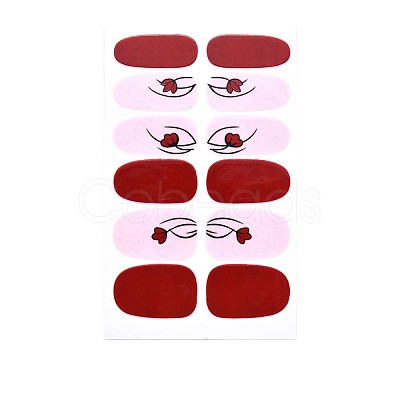 Flower Series Full Cover Nail Decal Stickers MRMJ-T109-WSZ467-1