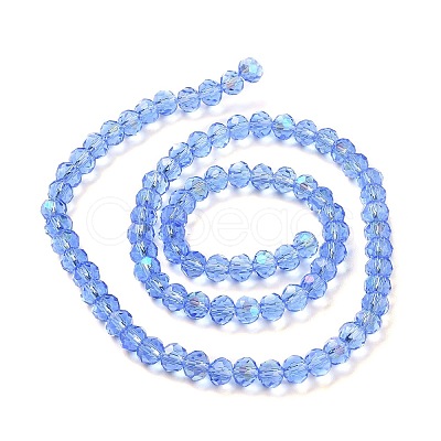 Electroplate Glass Beads Strands EGLA-A034-T2mm-L04-1