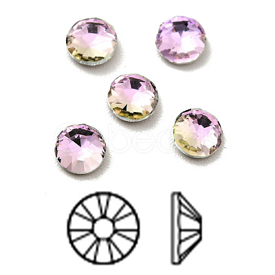 K9 Glass Rhinestone Cabochons RGLA-F074-D-1