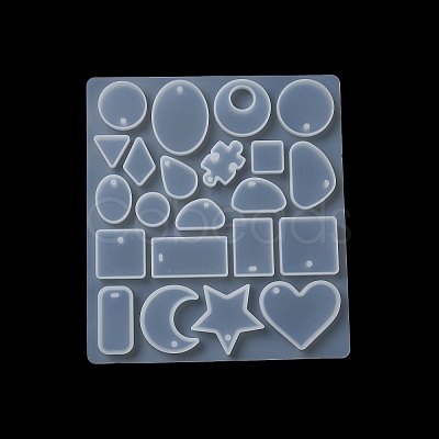 DIY Pendant Silicone Molds DIY-G091-04A-1