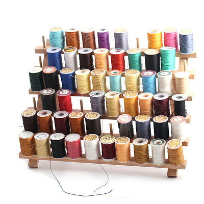 Cheap 60 Spools Solid Wood Sewing Embroidery Thread Stand Holder Rack ...