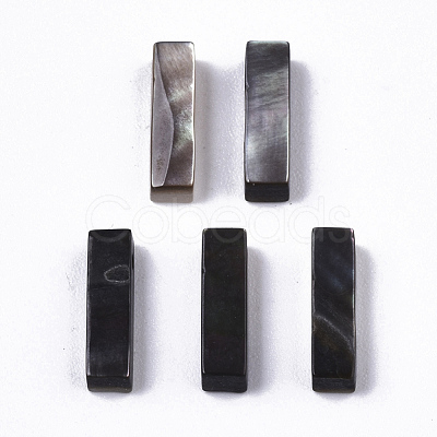 Natural Black Lip Shell Beads X-SSHEL-S265-001I-1