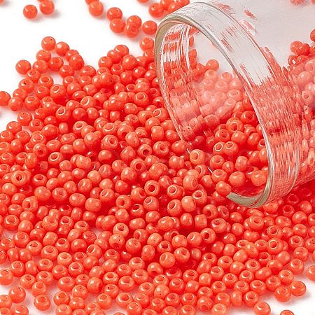 12/0 Grade A Baking Paint Glass Seed Spacer Beads X-SEED-Q009-FJX19-1
