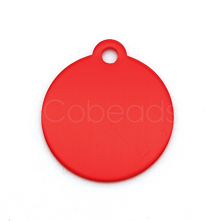 Colored Aluminum Pendants ALUM-S018-JA635-10-1