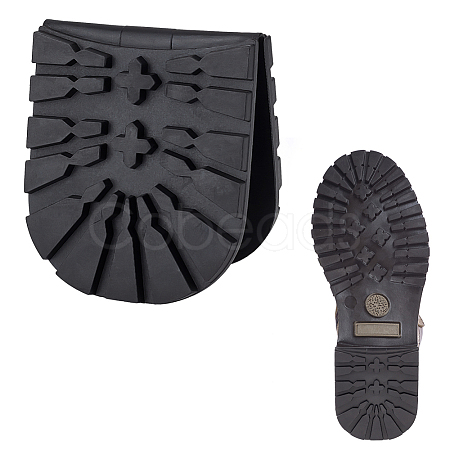 Rubber Anti Skid Wear Resistant Shoes Heel FIND-WH0021-43-1