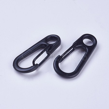 Alloy Snap Keychain Clasp Findings X-PALLOY-WH0065-31B-1