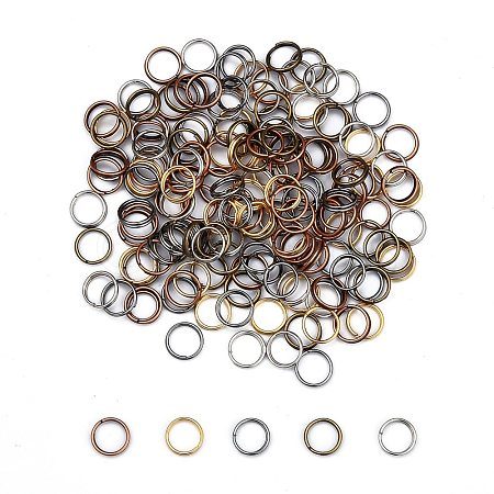 Mixed Color Iron Split Rings JRD8MM-M-1