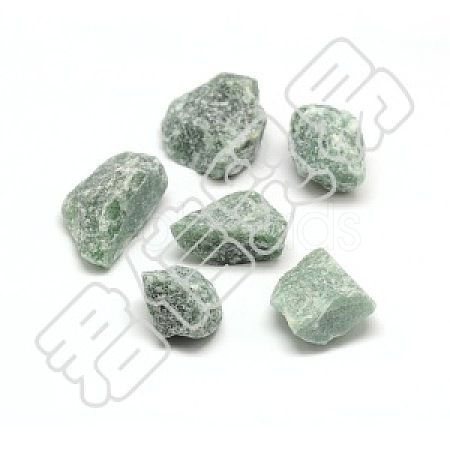  Nuggets Natural Rough Green Aventurine Gemstone Beads G-NB0003-59-1