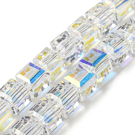 Electroplate Glass Beads Strands EGLA-M031-01A-HR10-1