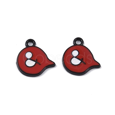 Alloy Enamel Charms ENAM-R149-01A-EB-1