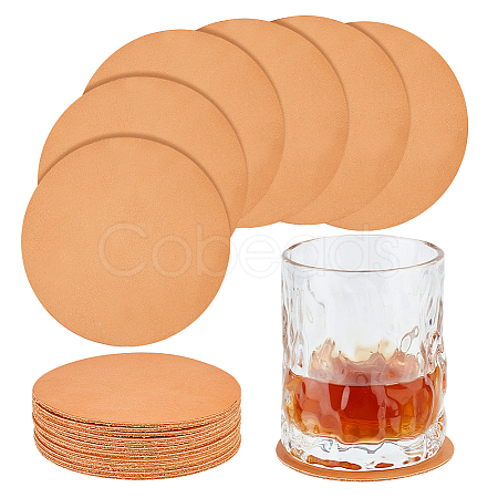 Leather Cup Mats AJEW-WH0248-417A-1