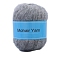 Knitting Yarn, Mohair Yarn, for Blanket Pillows Craft Crochet Yarns, Gray, 1mm, about 50g/skein
