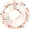 Preciosa&reg MAXIMA Crystal No Hotfix Flatback Stones, Czech Crystal, Dura Foiling, Round(438 11 615 Chaton Rose), 00520 Light Gold Quartz, SS6(1.9~2.1mm)