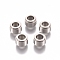 Tarnish Resistant 201 Stainless Steel Beads, Column, Stainless Steel Color, 6x4mm, Hole: 3.5mm