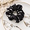 Polyester Dog Pattern Hair Ties for Women Girls, Black, 120mm