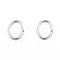 Non-Tarnish 304 Stainless Steel Jump Rings, Open Jump Rings, Oval, Stainless Steel Color, 4x3x0.6mm, 22 Gauge, Inner Diameter: 2x2.5mm, about 290pcs/5g