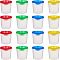 Children's No Spill Plastic Paint Cups, with Colored Lids, for Cleaning, Mixed Color, 7.1x7.4cm, 4 colors, 5pcs/color, 20pcs/set