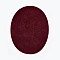 Flocky Cloth Fabric Appliques Iron On Patches, For Costume Accessories, Oval, Dark Red, 140x110x0.5mm