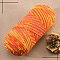 5-Ply Milk Cotton Knitting Acrylic Fiber Yarn, for Weaving, Knitting & Crochet, Orange, 2.5mm