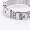 Unisex 304 Stainless Steel Watch Band Wristband Bracelets BJEW-L655-029-4