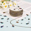 DIY Chain Jewelry Set Making Kit STAS-SZ0002-23-7