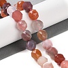 Natural Red Botswana Agate Beads Strands G-NH0021-A30-02-2