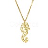 Stainless Steel Origami Seahorse Pendant Necklace RP6036-1-2