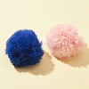 10Pcs 5 Colors Handmade Faux Rabbit Fur Pom Pom Ball Covered Pendants WOVE-FS0001-03-4