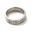 304 Stainless Steel Finger Ring with Cubic Zirconia RJEW-Z029-01P-2