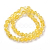 Transparent Glass Beads Strands GLAA-F114-02A-03-2