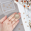 GOMAKERER 20Pcs Brass Pave Clear Cubic Zirconia Connector Charms KK-GO0001-67-4