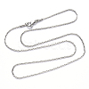 304 Stainless Steel Coreana Chain Necklace NJEW-S420-005D-P-3