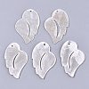 Natural Capiz Shell Pendants SHEL-N026-97-1