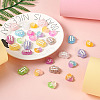 Cheriswelry 30Pcs 15 Styles Transparent Resin Pendants RESI-CW0001-21-16