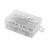 50Pcs Crystal Head Steel Sewing Craft Positioning Needles TOOL-NH0001-03C-1