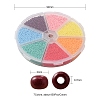 5950Pcs 7 Colors 12/0 Opaque Color Glass Seed Beads SEED-YW0001-77-7