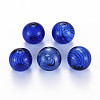 Transparent Handmade Blown Glass Globe Beads GLAA-T012-40C-04-1