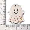 Single Face Printed Wood Pendants WOOD-B009-01C-3