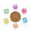 Transparent Acrylic Beads TACR-Q259-10mm-V-4