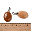 Natural Red Aventurine Pendants G-Z055-03P-10-3