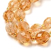 Natural Citrine Beads Strands G-N342-44-4