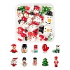 20Pcs 10 Style Christmas Themed Handmade Lampwork Beads LAMP-LS0001-09-1