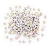 Opaque White Acrylic Beads MACR-YW0001-21A-1
