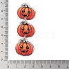 Halloween Theme Opaque Printed Acrylic Pendants SACR-S034-10A-3