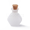 Hexagon Dollhouse Miniature Glass Cork Bottles Ornament AJEW-F058-01E-2