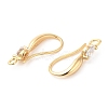 Brass Earring Hooks X-KK-F855-20G-2