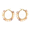 Vintage Natural Pearl Beads Earrings for Girl Women EJEW-JE04643-03-3