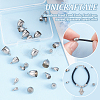 Unicraftale 304 Stainless Steel Cord Ends STAS-UN0011-37P-5