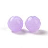 Two Tone Opaque Acrylic Beads OACR-E015-09-2