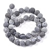 Natural Weathered Agate Beads Strands G-L534-M-10mm-4